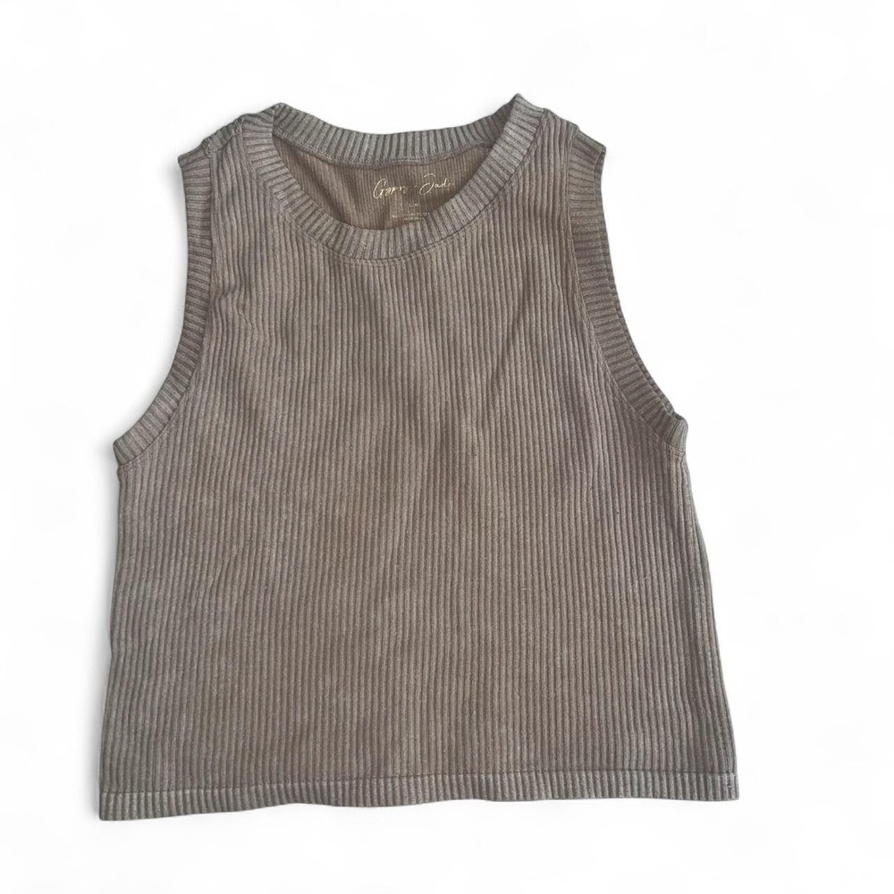 Gypsy Soul Ribbed Knit Sleeveless Top – Size L/XL